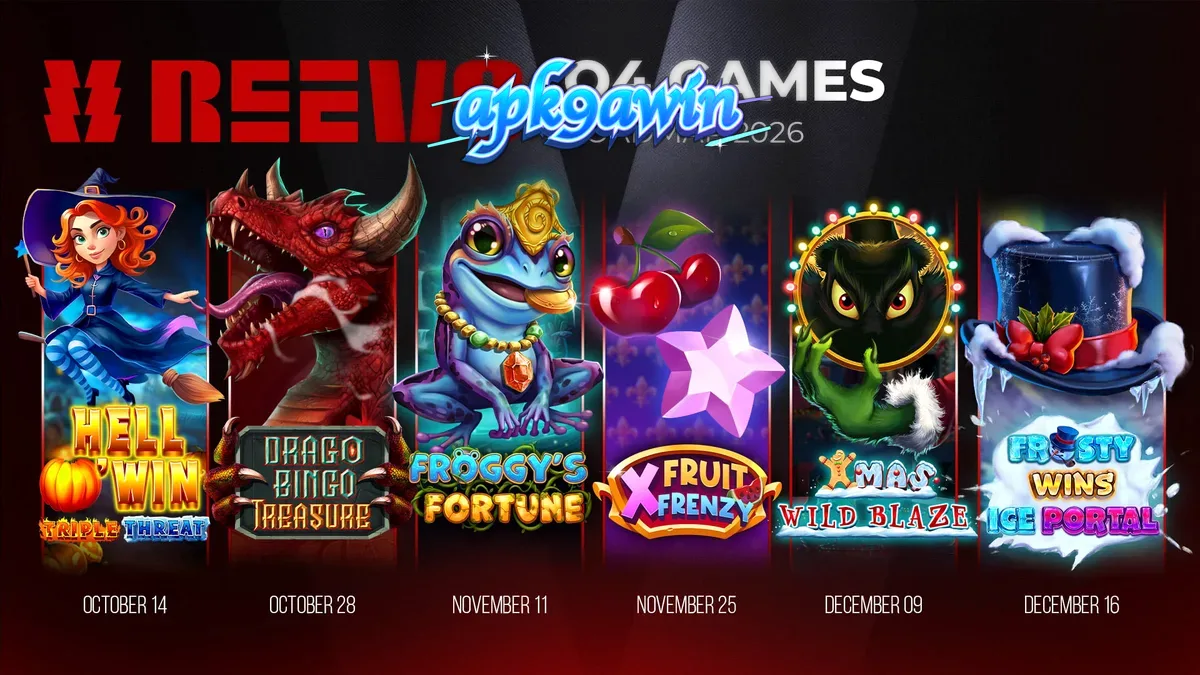 Tampilan visual koleksi game terbaru REEVO untuk kuartal keempat 2026