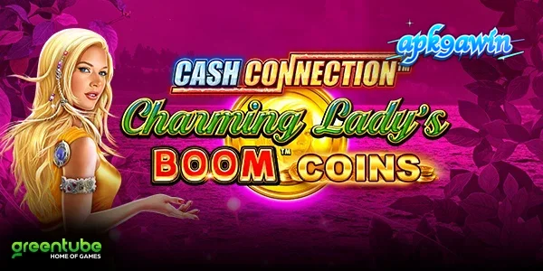 Tampilan visual slot Cash Connection Charming Lady’s Boom Coins